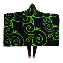 Load image into Gallery viewer, Celtic Waves Hooded Blanket - Urban Celt