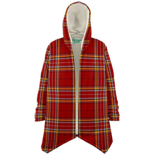 Load image into Gallery viewer, Red Tartan Hooded Cloak - Urban Celt