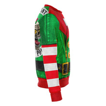 Load image into Gallery viewer, Santa Biker Helper Ugly Christmas Sweatshirt
