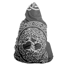 Load image into Gallery viewer, Celtic Tree of Life Hooded Blanket - Urban Celt