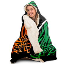 Load image into Gallery viewer, Celtic Birds Of Prey Hooded Blanket - Urban Celt