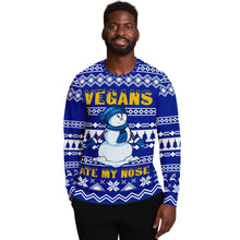Load image into Gallery viewer, Vegans Ate My Nose Christmas Sweatshirt - Urban Celt