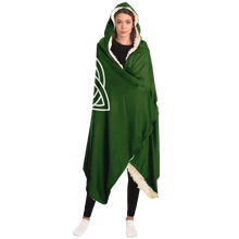 Load image into Gallery viewer, Double Celtic Knot Premium Hooded Blanket - Urban Celt
