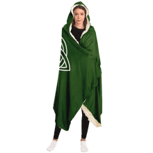 Load image into Gallery viewer, Double Celtic Knot Premium Hooded Blanket - Urban Celt