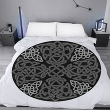 Load image into Gallery viewer, Celtic Spirit Circular Fleece Blanket - Urban Celt
