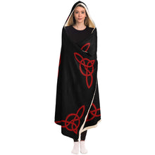 Load image into Gallery viewer, Yggdrasil Tree of Life Hooded Blanket - Urban Celt
