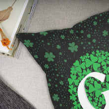 Load image into Gallery viewer, Grá Irish Love Shamrock Linen Pillowcases 18&quot;x18&quot;

