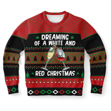 Load image into Gallery viewer, Red and White Ugly Christmas Sweatshirt - Urban Celt
