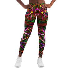 Load image into Gallery viewer, Psychedelic Leaves Leggings - Urban Celt