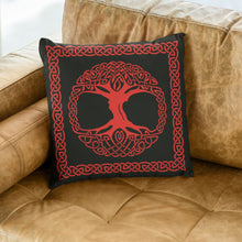 Load image into Gallery viewer, Celtic Tree of Life Pillow - Urban Celt