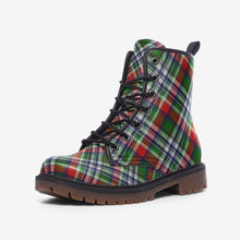 Load image into Gallery viewer, Tartan Plaid Vegan Leather Boots - Urban Celt
