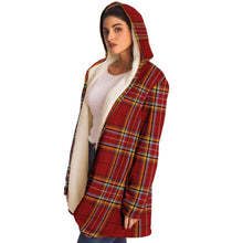 Load image into Gallery viewer, Red Tartan Hooded Cloak - Urban Celt