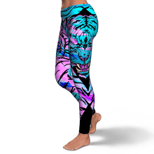 Load image into Gallery viewer, Neon Tiger Premium Leggings - Urban Celt