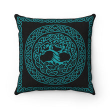 Load image into Gallery viewer, Celtic Norse Tree of Life Pillow - Urban Celt