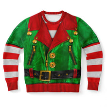 Load image into Gallery viewer, Santa Biker Helper Ugly Christmas Sweatshirt - Urban Celt