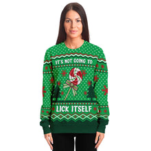 Load image into Gallery viewer, It's Not Going To Lick Itself Ugly Xmas Sweatshirt - Urban Celt