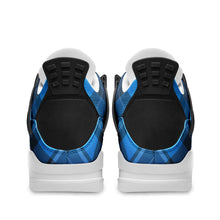 Load image into Gallery viewer, Blue Tartan Plaid Clan Fashion Trainers - Urban Celt