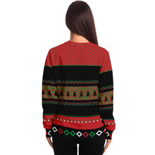 Load image into Gallery viewer, Red and White Ugly Christmas Sweatshirt - Urban Celt
