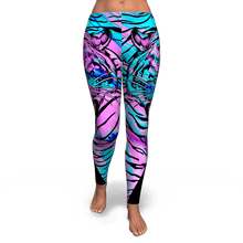 Load image into Gallery viewer, Neon Tiger Premium Leggings - Urban Celt