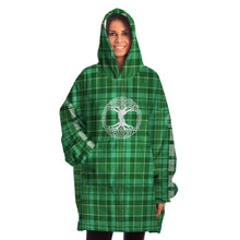 Load image into Gallery viewer, Celtic Green Tartan Snug Hoodie - Urban Celt