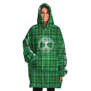 Celtic Green Tartan Snug Hoodie