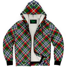 Load image into Gallery viewer, Tartan Plaid Fleece Lined Zip Hoodie - Urban Celt