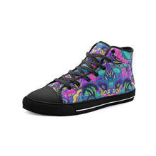 Load image into Gallery viewer, Floral Abstract High Top Canvas Shoes - Urban Celt