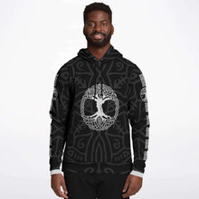 Load image into Gallery viewer, Celtic Tree of Life AOP Hoodie - Urban Celt