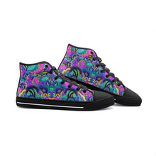 Load image into Gallery viewer, Floral Abstract High Top Canvas Shoes - Urban Celt