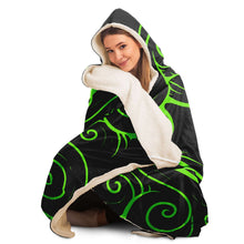 Load image into Gallery viewer, Celtic Waves Hooded Blanket - Urban Celt