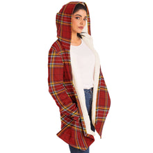 Load image into Gallery viewer, Red Tartan Hooded Cloak - Urban Celt