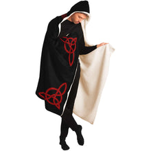 Load image into Gallery viewer, Yggdrasil Tree of Life Hooded Blanket - Urban Celt