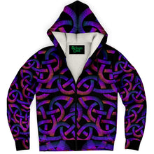 Load image into Gallery viewer, Funky Knot Work Fleece Lined Zip Hoodie - Urban Celt