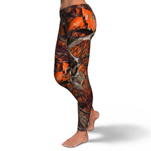 Load image into Gallery viewer, Orange Woodland Leggings - Urban Celt