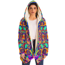 Load image into Gallery viewer, Funky Psychedelic Fleece Lined Cloak - Urban Celt