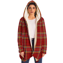 Load image into Gallery viewer, Red Tartan Hooded Cloak - Urban Celt