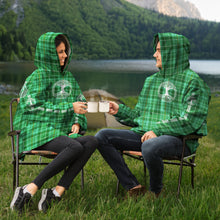 Load image into Gallery viewer, Celtic Green Tartan Snug Hoodie - Urban Celt