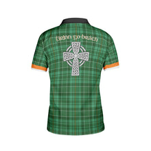 Load image into Gallery viewer, Eirinn go Brach Tartan Polo Shirt - Urban Celt