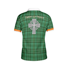 Load image into Gallery viewer, Eirinn go Brach Tartan Polo Shirt - Urban Celt