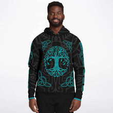 Load image into Gallery viewer, Celtic Norse Tree of Life Hoodie - Urban Celt