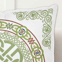 Load image into Gallery viewer, Celtic Circle Linen Pillowcases 18"x18" - Urban Celt