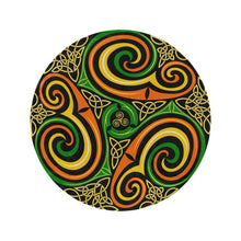 Load image into Gallery viewer, Celtic Spiral Circular Fleece Blanket - Urban Celt