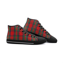 Load image into Gallery viewer, Red/Green Tartan Plaid High Tops - Urban Celt