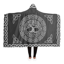 Load image into Gallery viewer, Celtic Tree of Life Hooded Blanket - Urban Celt