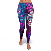 Load image into Gallery viewer, Sugar Skull Leggings - Urban Celt