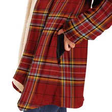 Load image into Gallery viewer, Red Tartan Hooded Cloak - Urban Celt