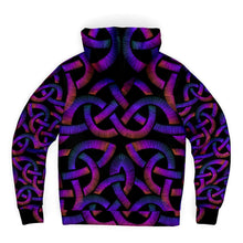 Load image into Gallery viewer, Funky Knot Work Fleece Lined Zip Hoodie - Urban Celt