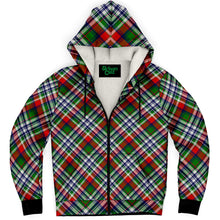 Load image into Gallery viewer, Tartan Plaid Fleece Lined Zip Hoodie - Urban Celt