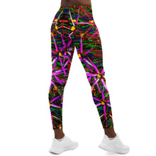 Load image into Gallery viewer, Psychedelic Leaves Leggings - Urban Celt