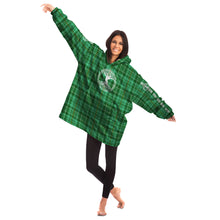 Load image into Gallery viewer, Celtic Green Tartan Snug Hoodie - Urban Celt